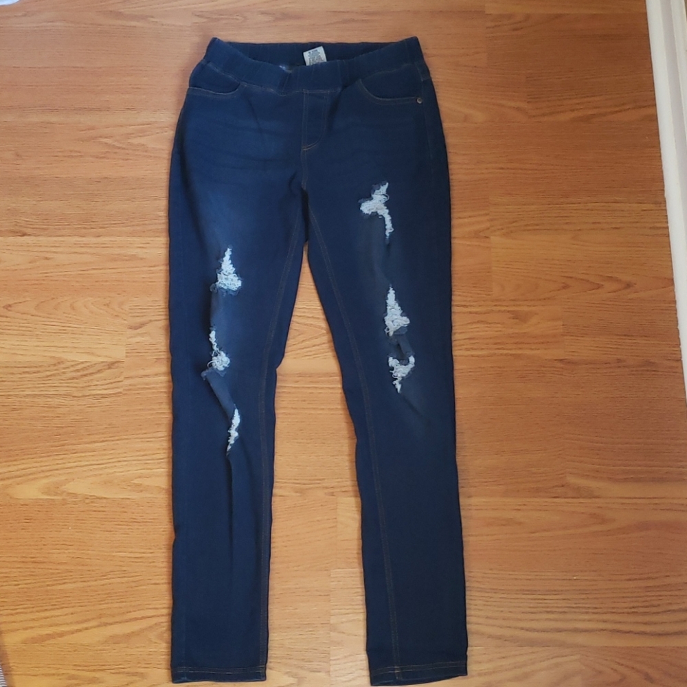 Distressed Jeggings Size Small
